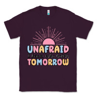 Plum unafraid i know who holds tomorrow Classic Tee - MaliasSmallBusiness
