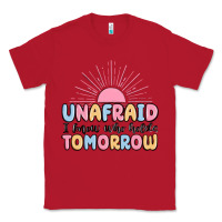 Red unafraid i know who holds tomorrow Classic Tee - MaliasSmallBusiness