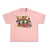 Salmon he is risen Urban Heavy Tee - MaliasSmallBusiness