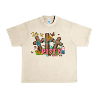 Sandshell he is risen Urban Heavy Tee - MaliasSmallBusiness