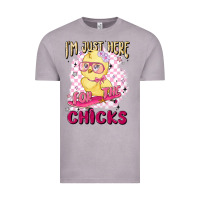 Vintage Zinc i'm just here for the chicks Vintage Tee - MaliasSmallBusiness