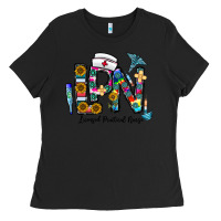 Black lpn licensed practial nurse Ladies Tee - CowhideDigitalArt