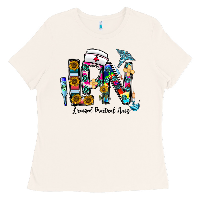 Lpn Licensed Practial Nurse Ladies Tee by CowhideDigitalArt | Teevron
