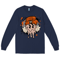 Navy basketball game day Long Sleeve Tee - MaliasSmallBusiness