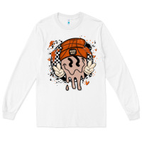 White basketball game day Long Sleeve Tee - MaliasSmallBusiness