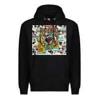 Black rodeo girl Premium Hoodie - TumblerDesignByShophia