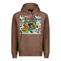 Chestnut rodeo girl Premium Hoodie - TumblerDesignByShophia