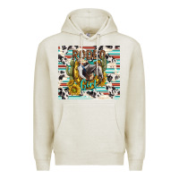 Oatmeal Heather rodeo girl Premium Hoodie - TumblerDesignByShophia