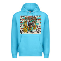Ocean Blue rodeo girl Premium Hoodie - TumblerDesignByShophia