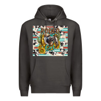 Smoke rodeo girl Premium Hoodie - TumblerDesignByShophia