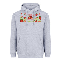 Heather Grey feeling berry good Heavyweight Hoodie - TumblerDesignByShophia