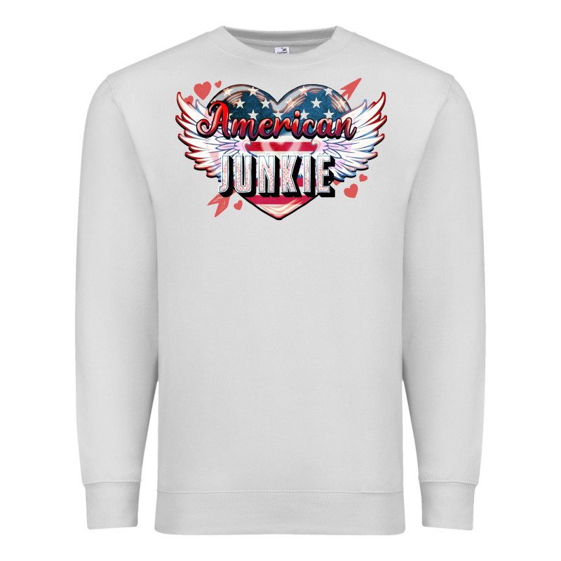 American Junkie 4th Of July Premium Sweatshirt by HowdyJamesFarm | Teevron