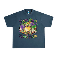 Midnight Navy where babies come from Urban Heavy Tee - MaliasSmallBusiness
