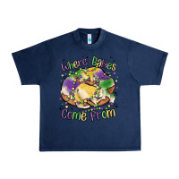 Navy where babies come from Urban Heavy Tee - MaliasSmallBusiness