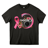 Asphalt floral cancer ribbon vintage camera Heavy Core Tee - FaDigitalArtStudio