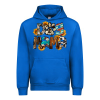 Cobalt Dog Mama Mother's Day Urban Hoodie - FaDigitalArtStudio
