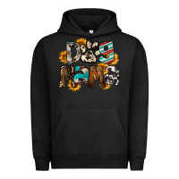 Pigment Black Dog Mama Mother's Day Urban Hoodie - FaDigitalArtStudio