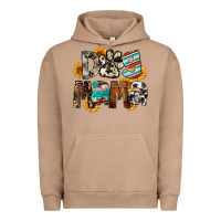 Pigment Burro Dog Mama Mother's Day Urban Hoodie - FaDigitalArtStudio