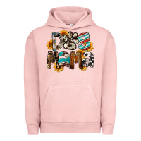 Pigment Salmon Dog Mama Mother's Day Urban Hoodie - FaDigitalArtStudio