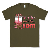 Army Green v is for valentine venti Classic Tee - MaliasSmallBusiness