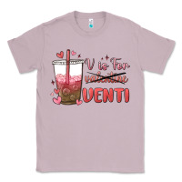 Lilac v is for valentine venti Classic Tee - MaliasSmallBusiness