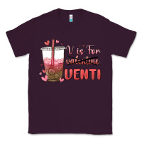 Plum v is for valentine venti Classic Tee - MaliasSmallBusiness
