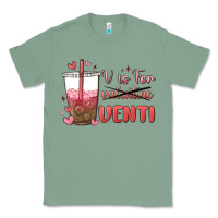Sage v is for valentine venti Classic Tee - MaliasSmallBusiness