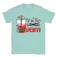 Seafoam v is for valentine venti Classic Tee - MaliasSmallBusiness