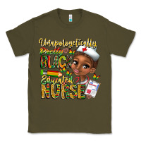 Army Green unapologetically pretty black educated nurse Classic Tee - CowhideDigitalArt