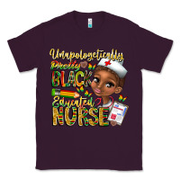 Plum unapologetically pretty black educated nurse Classic Tee - CowhideDigitalArt
