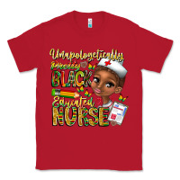 Red unapologetically pretty black educated nurse Classic Tee - CowhideDigitalArt