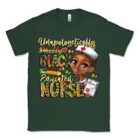 Sports Green unapologetically pretty black educated nurse Classic Tee - CowhideDigitalArt