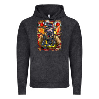 Vintage Black firefighter axe and ladder Vintage Hoodie - LillyAllenDesigns