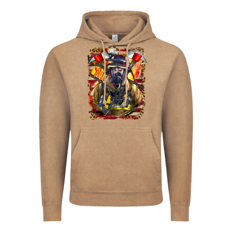 Firefighter Axe And Ladder Vintage Hoodie by LillyAllenDesigns | Teevron