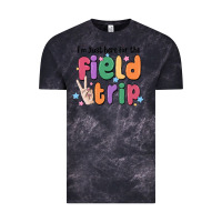 Cloud Black i'm just here for the field trip Vintage Tee - MaliasSmallBusiness