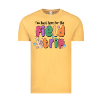 Vintage Mustard i'm just here for the field trip Vintage Tee - MaliasSmallBusiness