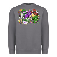 Storm gamer mardi gras game controller Heavyweight Sweatshirt - MaliasSmallBusiness