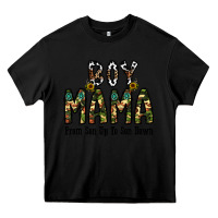 Black Boy Mama From Son Up To Son Down Heavy Core Tee - CowhideDigitalArt