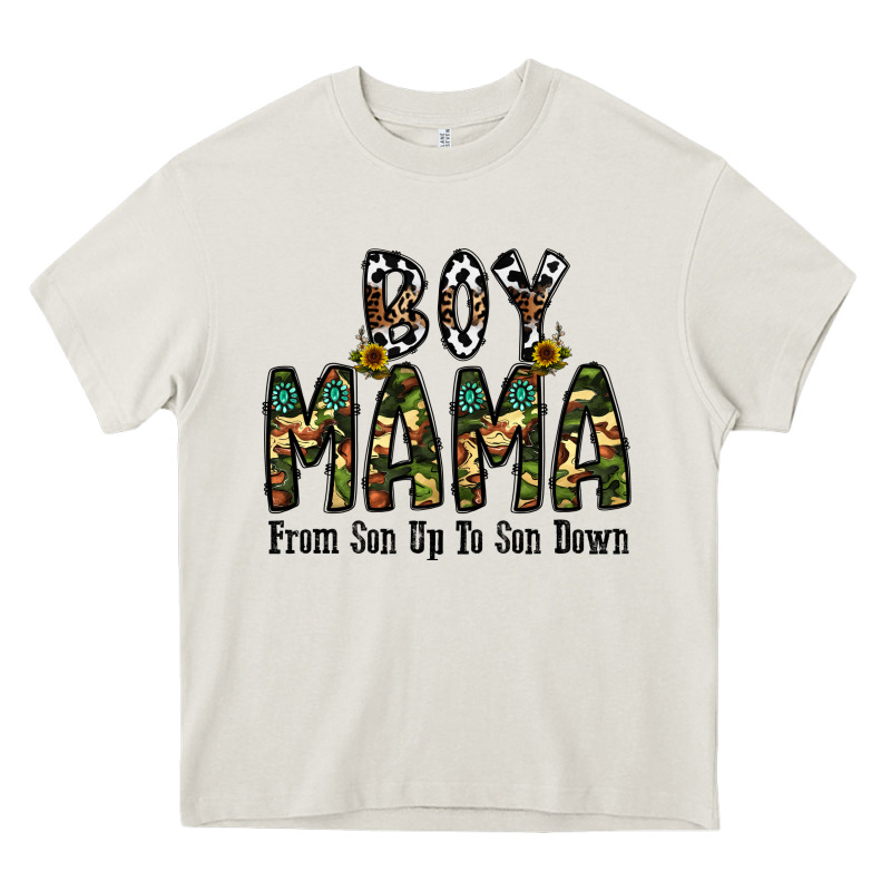 Boy Mama From Son Up To Son Down Heavy Core Tee by CowhideDigitalArt | Teevron