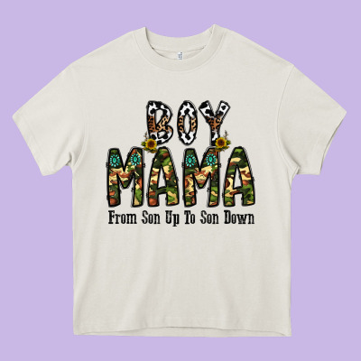 Boy Mama From Son Up To Son Down Heavy Core Tee Designed By Cowhidedigitalart