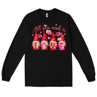Black all you need is love Long Sleeve Tee - NancyCooperArtShop