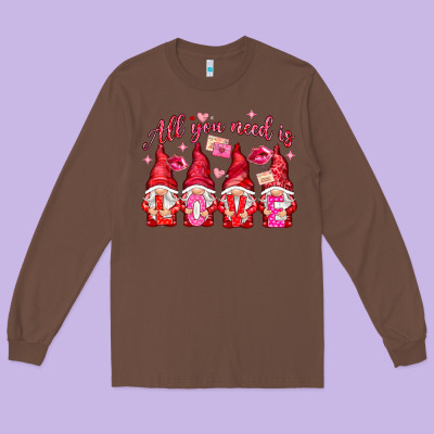 All You Need Is Love Long Sleeve Tee Designed By Nancycooperartshop