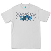 Dove Grey winter let it snow Premium Tee - JahusDesignShop