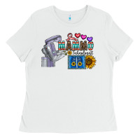 White mammo technologist Ladies Tee - CowhideDigitalArt