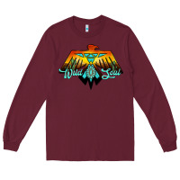 Burgundy thunderbird wild soul Long Sleeve Tee - JahusDesignShop