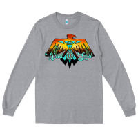 Heather Grey thunderbird wild soul Long Sleeve Tee - JahusDesignShop
