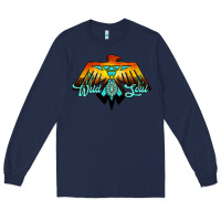 Navy thunderbird wild soul Long Sleeve Tee - JahusDesignShop