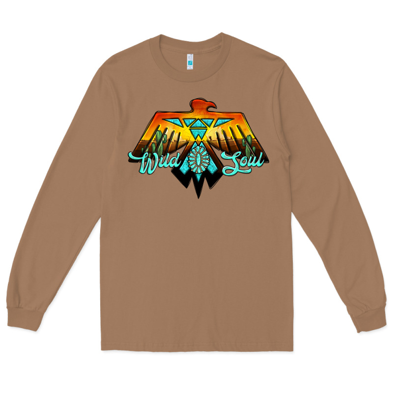 Thunderbird Wild Soul Long Sleeve Tee by JahusDesignShop | Teevron