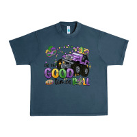 Midnight Navy let the good times roll Urban Heavy Tee - MaliasSmallBusiness