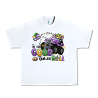White let the good times roll Urban Heavy Tee - MaliasSmallBusiness
